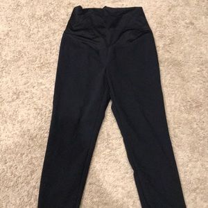 Black maternity slacks